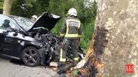 Muere un hombre de 56 años en un accidente de tráfico en Escalante tras chocar con un árbol
