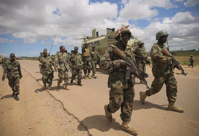 Las fuerzas de la misión de la UA en Somalia (AMISOM)