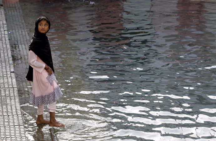 Imagen de archivo de inundaciones en Karachi
