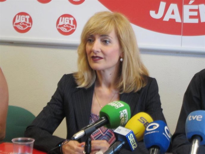 La secretaria general de UGT-A, Carmen Castilla