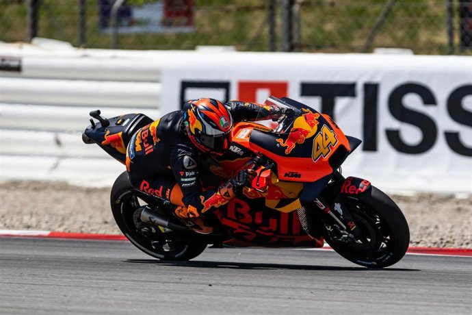 Pol Espargaro, #44 (ESP) Red Bull KTM Factory Racing during the Race of Catalunya GP, MotoGP 2019 World Championship at Circuit de Barcelona on June 16, 2019 in Montmelo, Spain.