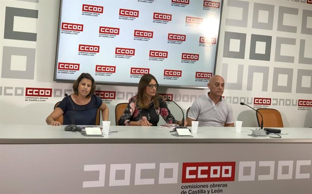 De izquierda a derecha: María Elena Pinilla, Yolanda Martín y Fernando Fraile.