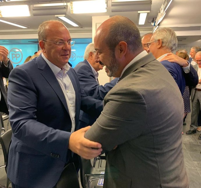 El presidente del PP de Extremadura, José Antonio Monago, en la Junta Directiva Nacional