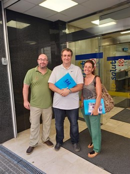 Representantes del sindicato USAE.