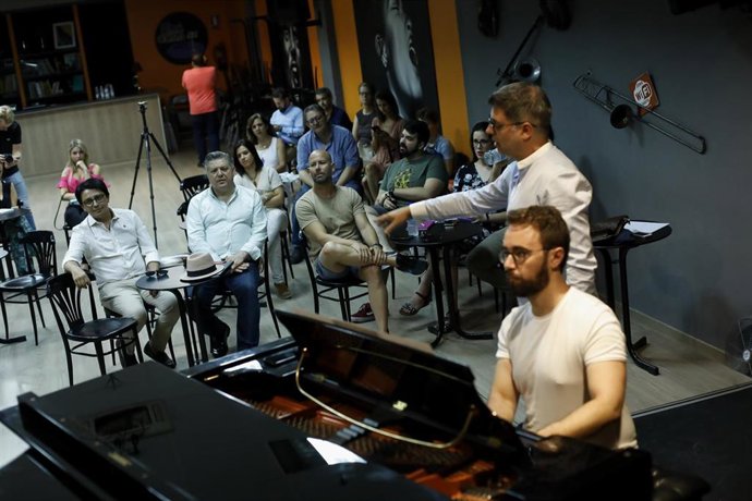 Instante del curso de técnica vocal 'Costa de Almería'