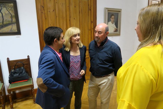 Visita de Carmen Castilla a la Diputación de Jaén