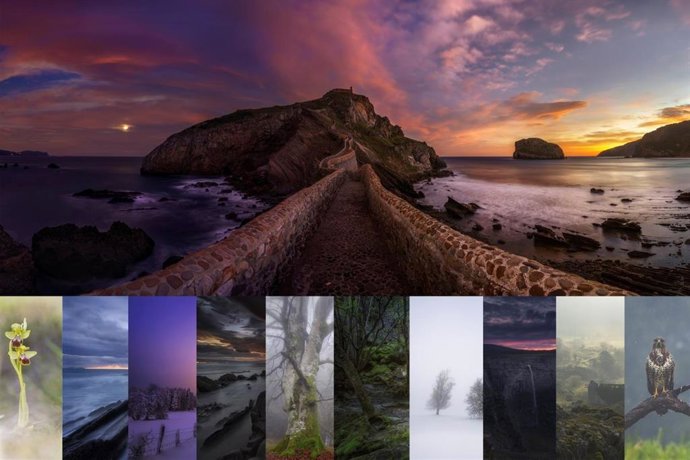 Fotografía de la exposición "Euskal Herria Nature' que se puede ver en Ekoetxean Urdaibai.