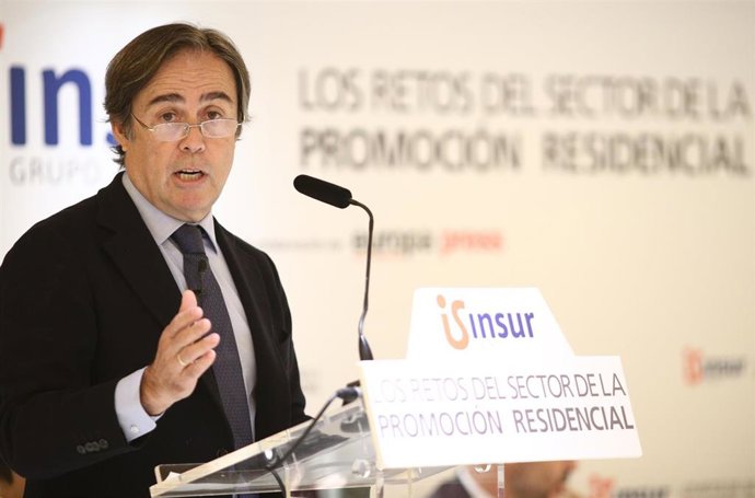 Ricardo Pumar, presidente de Inmobiliaria del Sur, en el encuentro de Europa Press Los retos del sector de la promoción residencial