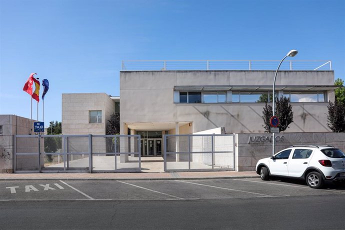 Fachada de los juzgados de Colmenar Viejo (Madrid) donde la Comunidad de Madrid realiza mediciones de gas radón.