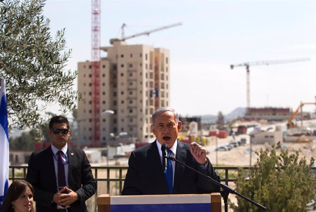 Benjamin Netanyahu en Har Homa