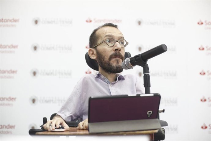 El secretario de Acción de Gobierno de Podemos, Pablo Echenique
