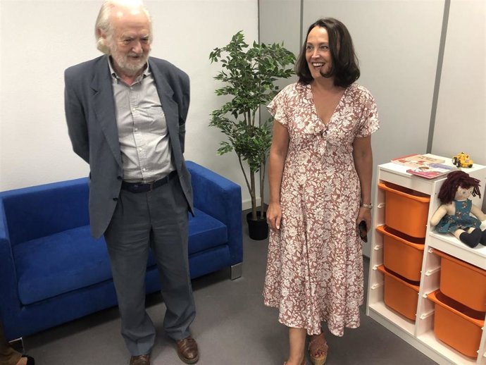 La consejera de Justicia de la Comunidad de Madrid en funciones, Yolanda Ibarrola, visita la Fiscalía de Menores de Madrid, donde se ha instalado una cámara Gesell.