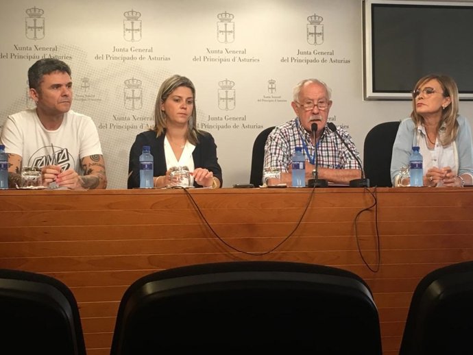 Rafael Palacios, Lidia Fernández, Miguel Ángel Sanmiguel y Ángela Vallina