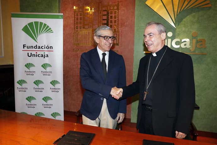 Fundación Unicaja Renueva Su Colaboración Con El Obispado De Málaga Para Apoyar Su Labor Cultural, Social Y Docente