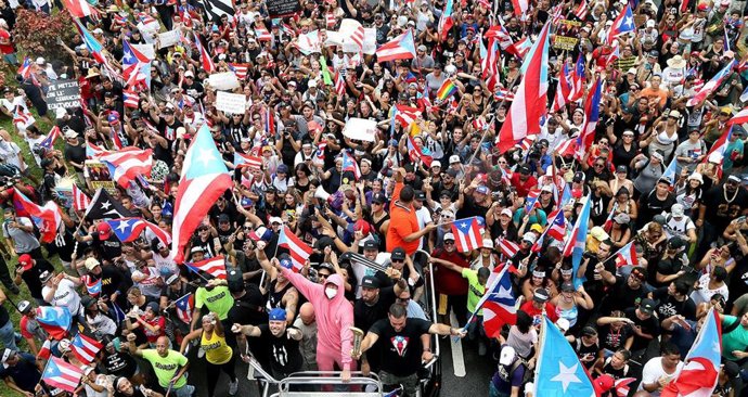Protestas contra el gobernador de Puerto Rico