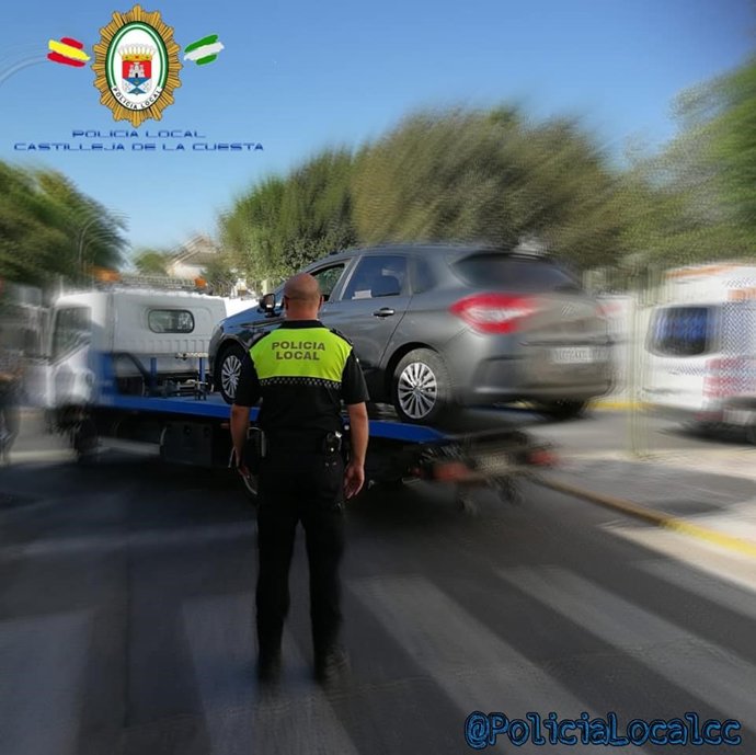 Accidente en Castilleja de la Cuesta