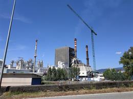 Imagen de la f&#225;brica de Ence Celulosa en Pontevedra.