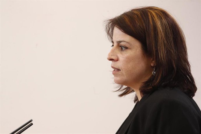 La vicesecretaria general del PSOE y portavoz del Grupo Parlamentario Socialista, Adriana Lastra.