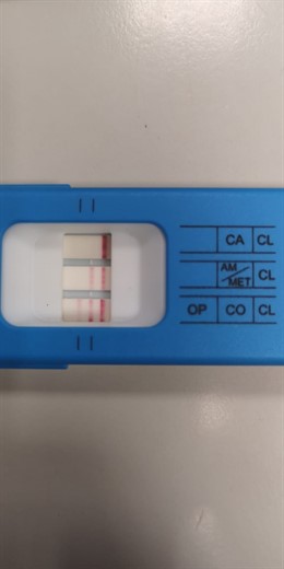 Test realizado por Policía Foral a un joven investigado por conducir sin permiso, darse a la fuga y dar positivo en todas las drogas