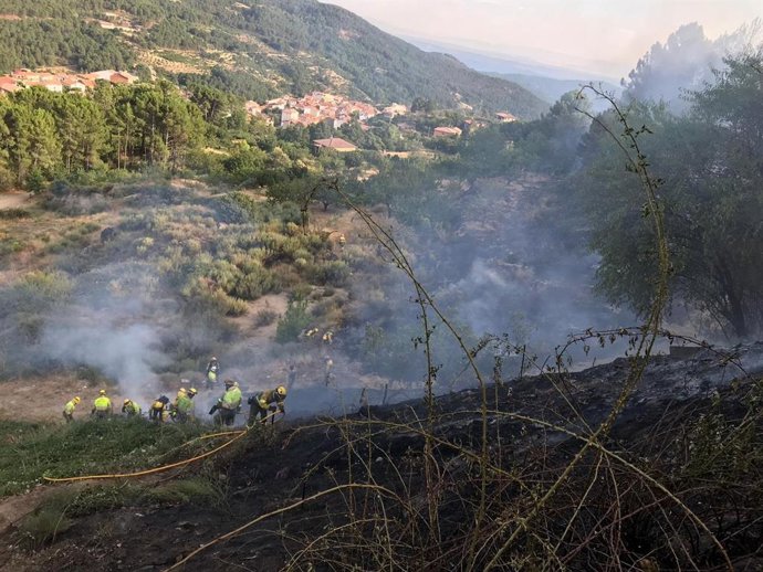 Brigadas actuando en El Arenal.