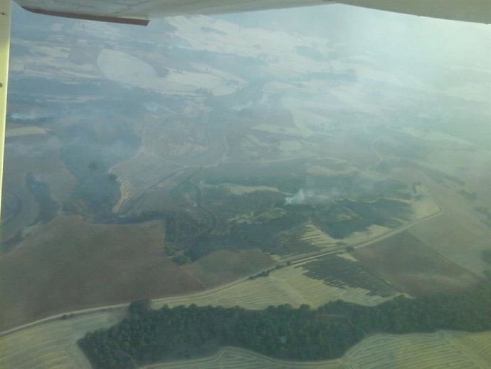 Incendios.- El incendio de Barchín del Hoyo está próximo a estabilizarse y no su