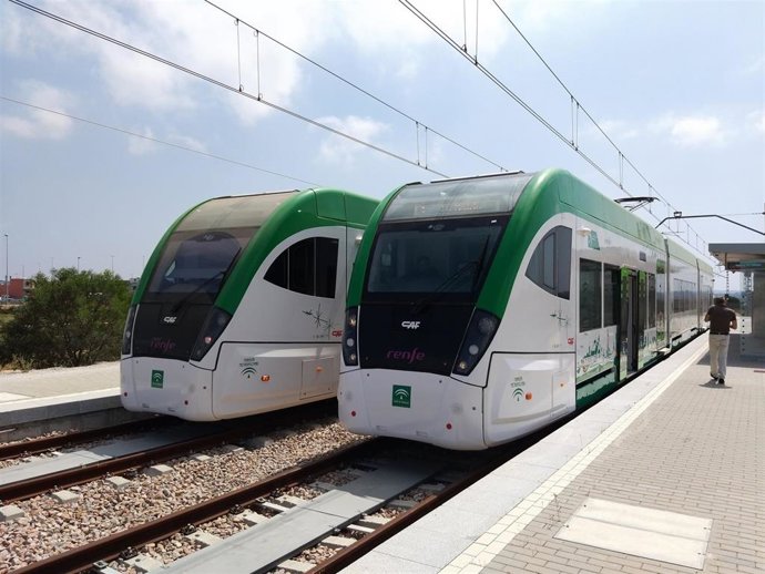 Pruebas del tranvía de San Fernando