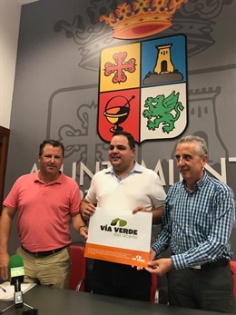 Presentación del nuevo logotipo de la Vía Verde del Aceite
