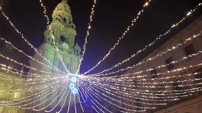 Luces de Navidad en Santiago de Compostela