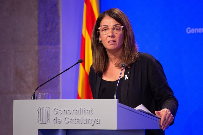 Roda De la Consellera Meritxell Budó Després del Consell Executiu