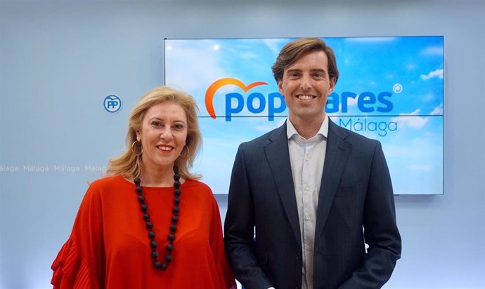 Carolina España y Pablo Montesinos, diputados del PP por Málaga en el Congreso de los Diputados