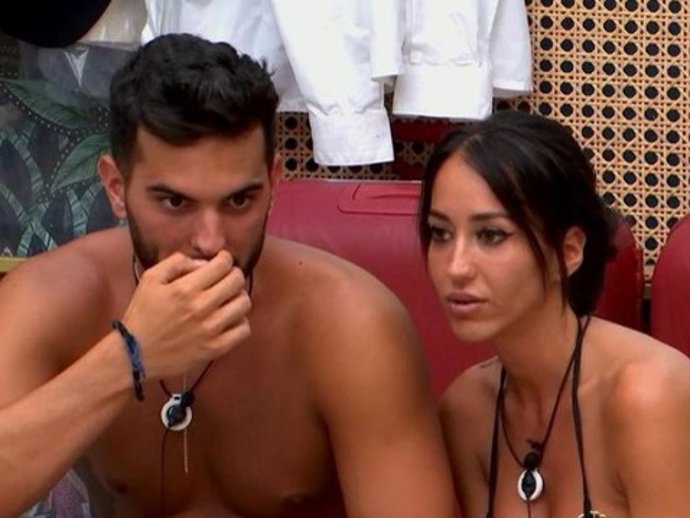 Suso Álvarez y Aurah Ruiz en la casa de 'Gran Hermano Vip'