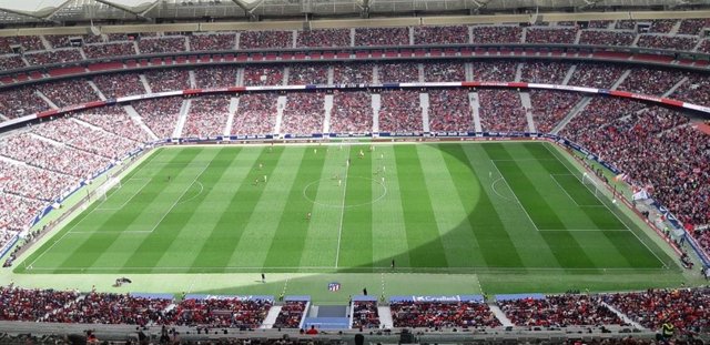 El Wanda Metropolitano y su récord mundial de 60.739 espectadores en un partido de fútbol femenino