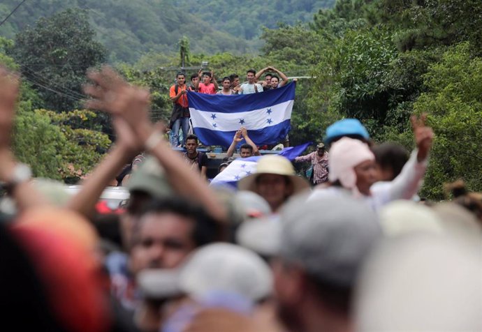 Caravana de migrantes centroamericanos rumbo a EEUU