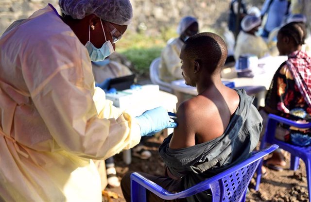 Administración de la vacuna del ébola en Goma