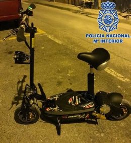 Imagen de un patinete eléctrico