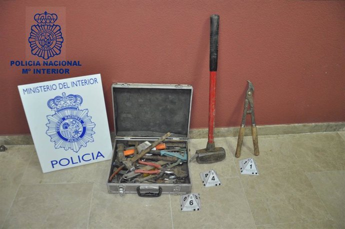 La Policía Nacional detiene a una persona por cometer cinco robos con fuerza en explotaciones agrícolas de Valdepeñas