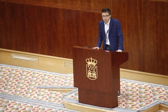 Imagen de archivo del portavoz de Más Madrid en la Asamblea de Madrid, Íñigo Errejón.