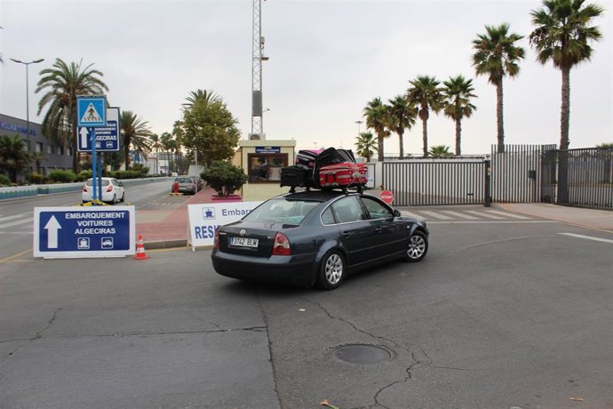 Flujo de viajeros entre Algeciras y Ceuta por la Operación Paso del Estrecho