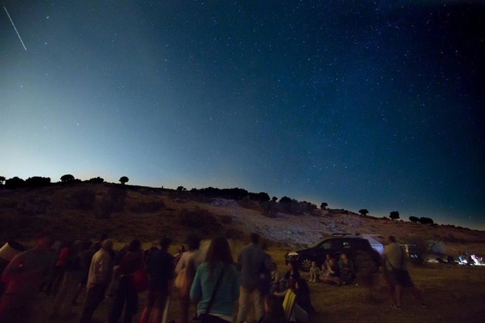 Perseidas. Imagen de recurso. 