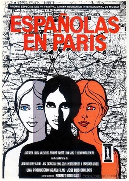 Cartel de Españolas en París