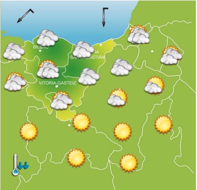 Previsiones meteorológicas para el 4 de agosto en Euskadi