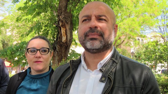 José García Molina y María Díaz atienden a los medios