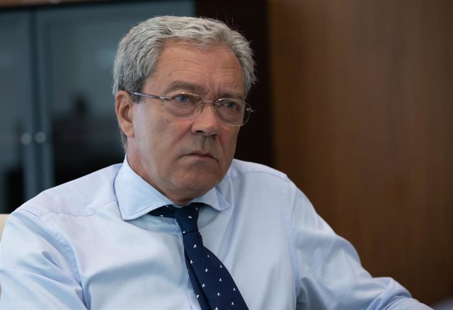 El consejero de Economía, Conocimiento, Empresas y Universidad, Rogelio Velasco, en una entrevista concedida a Europa Press.