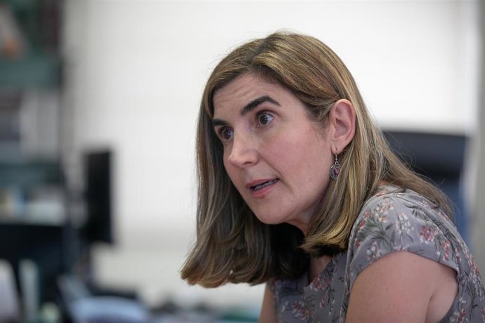 La consejera de Empleo, Formación y Trabajo Autónomo, Rocío Blanco, en una entrevista concedida a Europa Press.