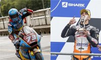 Àlex Márquez y Canet reinan en Brno y lideran Moto2 y Moto3