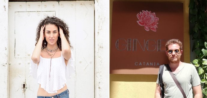 La cantautora Amarela (Miriam García) y el poeta y periodista Alberto Caride, que estarán en la Noche en Vela de Aledo el 10 de agosto.