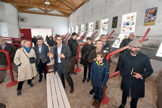 Imagen de una visita guiada a la Plaza de Toros de Pamplona