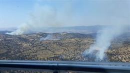 Incendio en Villaviciosa de Córdoba