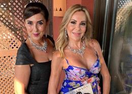 Ana Obregón con la joyera de Gómez y Molina