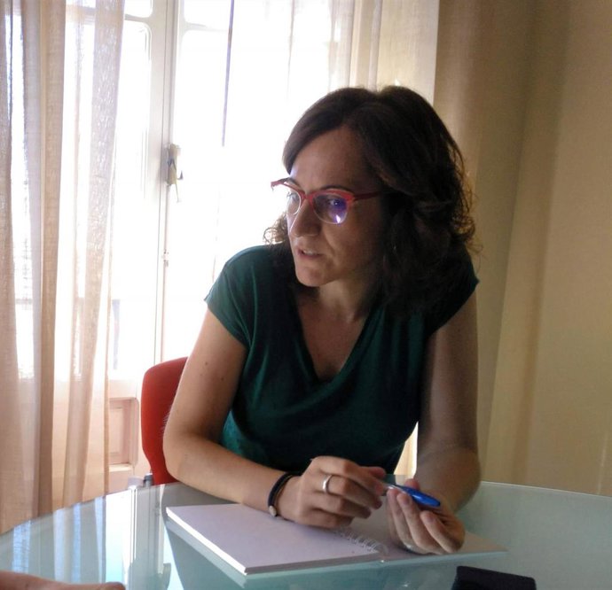 La secretaria general de CCOO-A, Nuria López, en una imagen de archivo.